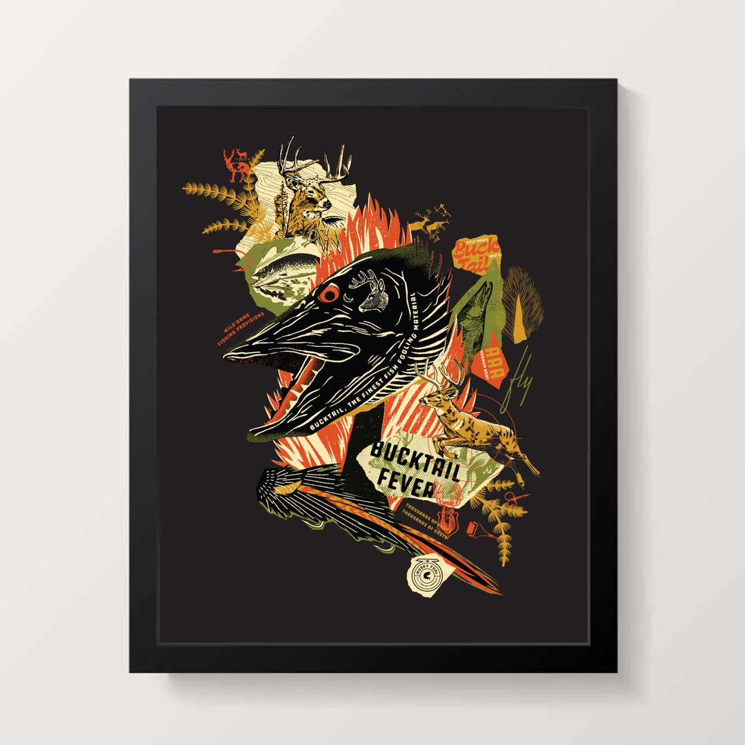 Musky Fool™ Bucktail Fever Poster