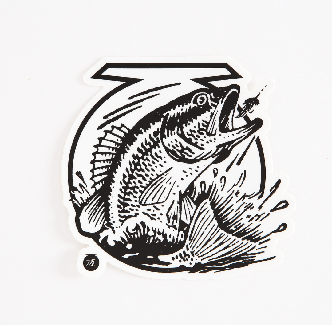 Musky Fool™ Hungry Bass Sticker