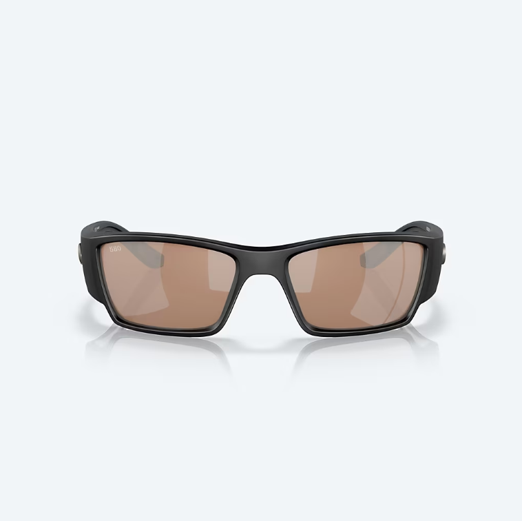 Costa Del Mar Corbina Pro Sunglasses - Matte Black / Copper Silver Mirror 580G