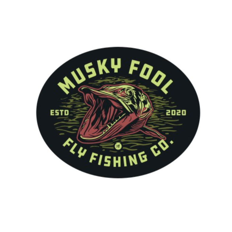 Musky Fool™ Psychedelic Musky Sticker