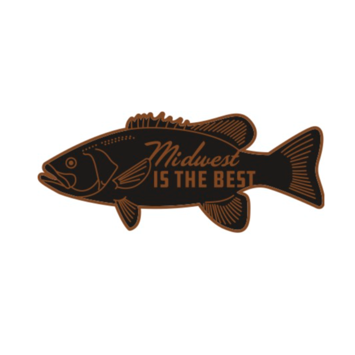 Musky Fool™ Midwest is the Best Bass Sticker