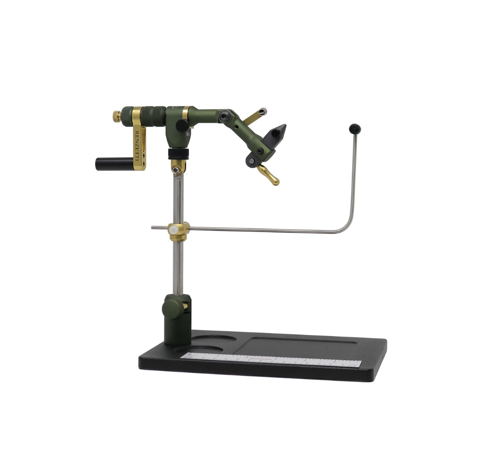 Renzetti Master Vise - Green w/ Deluxe Stem & Streamer Pedestal Base RH
