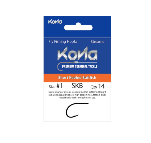 Kona Short Keeled Streamer (SKB) hook - Flymen Fishing Company