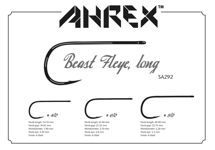 Anzuelo largo Ahrex SA292 Beast Fly