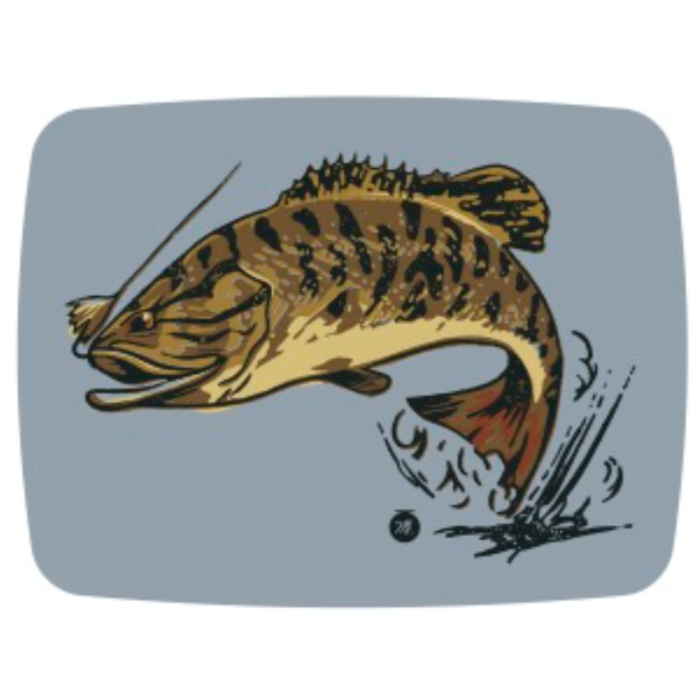 Musky Fool™ Vintage Smallmouth Sticker