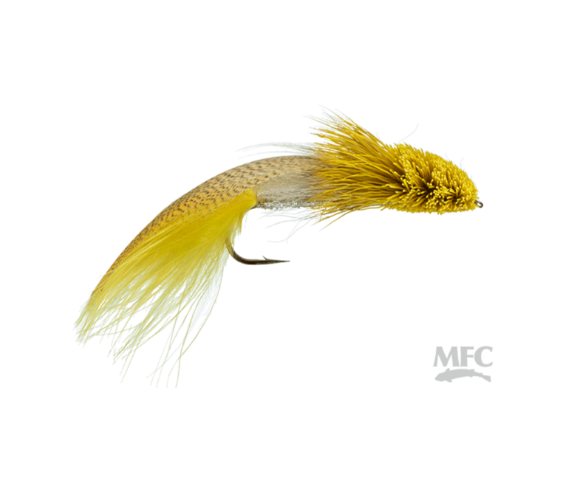 cougar baits fishing lures Galloup's Zoo Cougar Fly - White