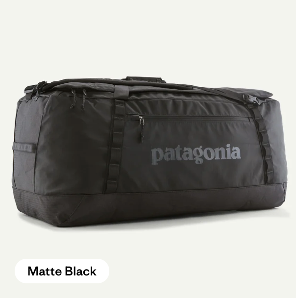 patagonia black hole 100 Duffel 100L you have a handy spot for your boarding pass Patagonia Black Hole Wheeled Duffel