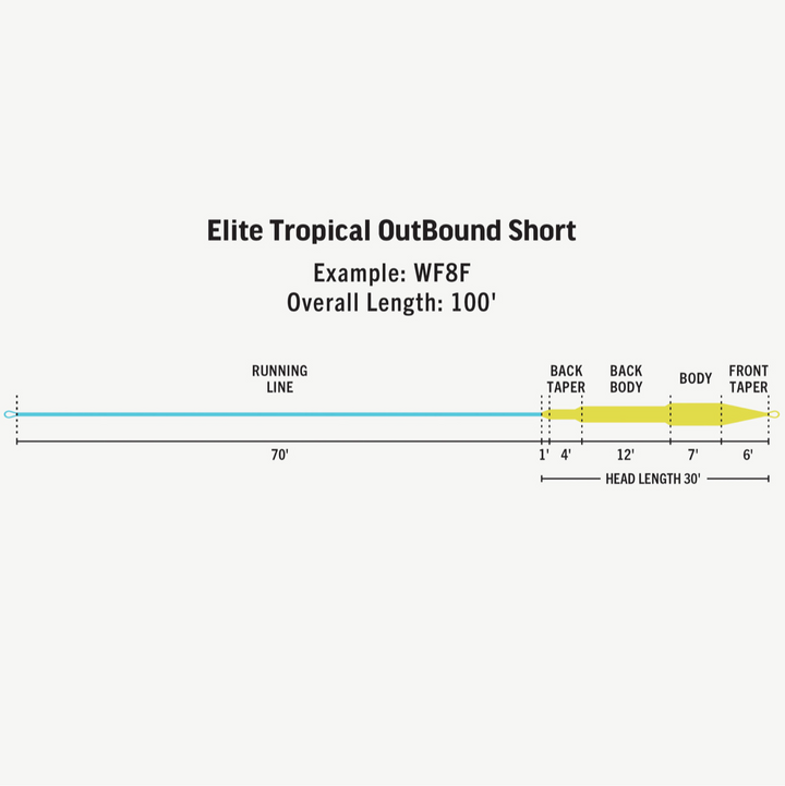 Rio Elite Tropical Outbound Short Fly Line