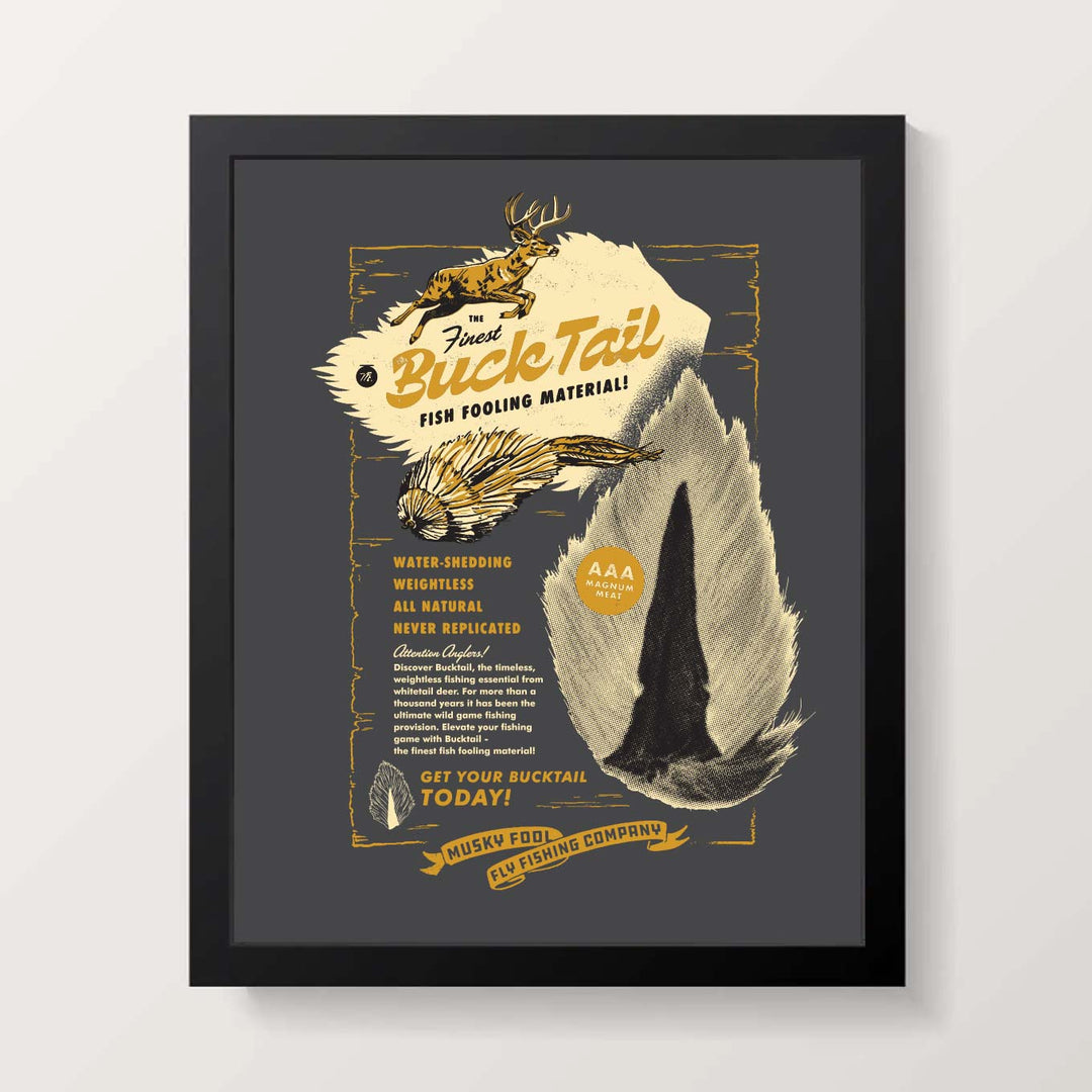 Musky Fool™ Reverse Tie Poster