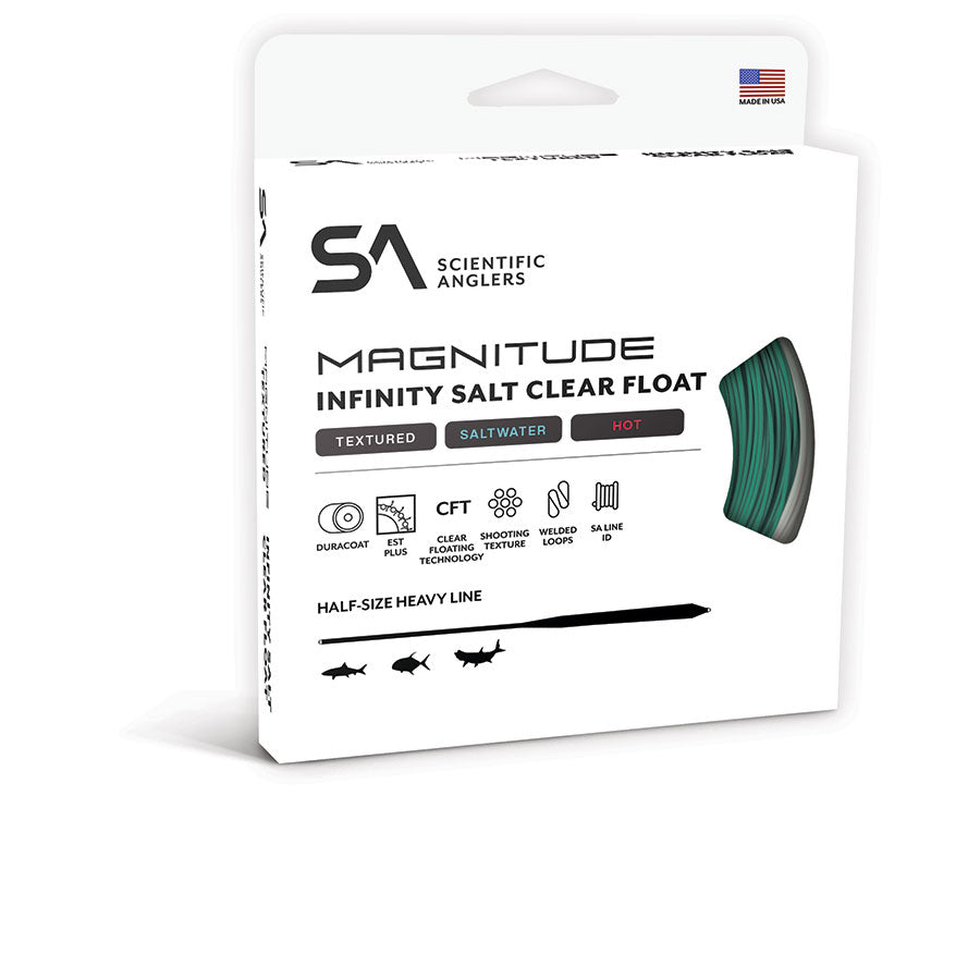 Scientific Anglers Magnitude Textured Infinity Salt Full Clear