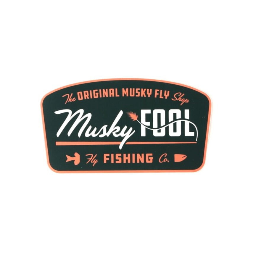 Musky Fool™ Patch Sticker - Green and Peach