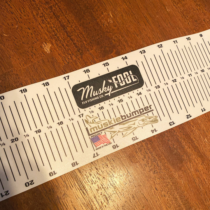 Muskie Bumper Vinyl Sticker 4" x 60"