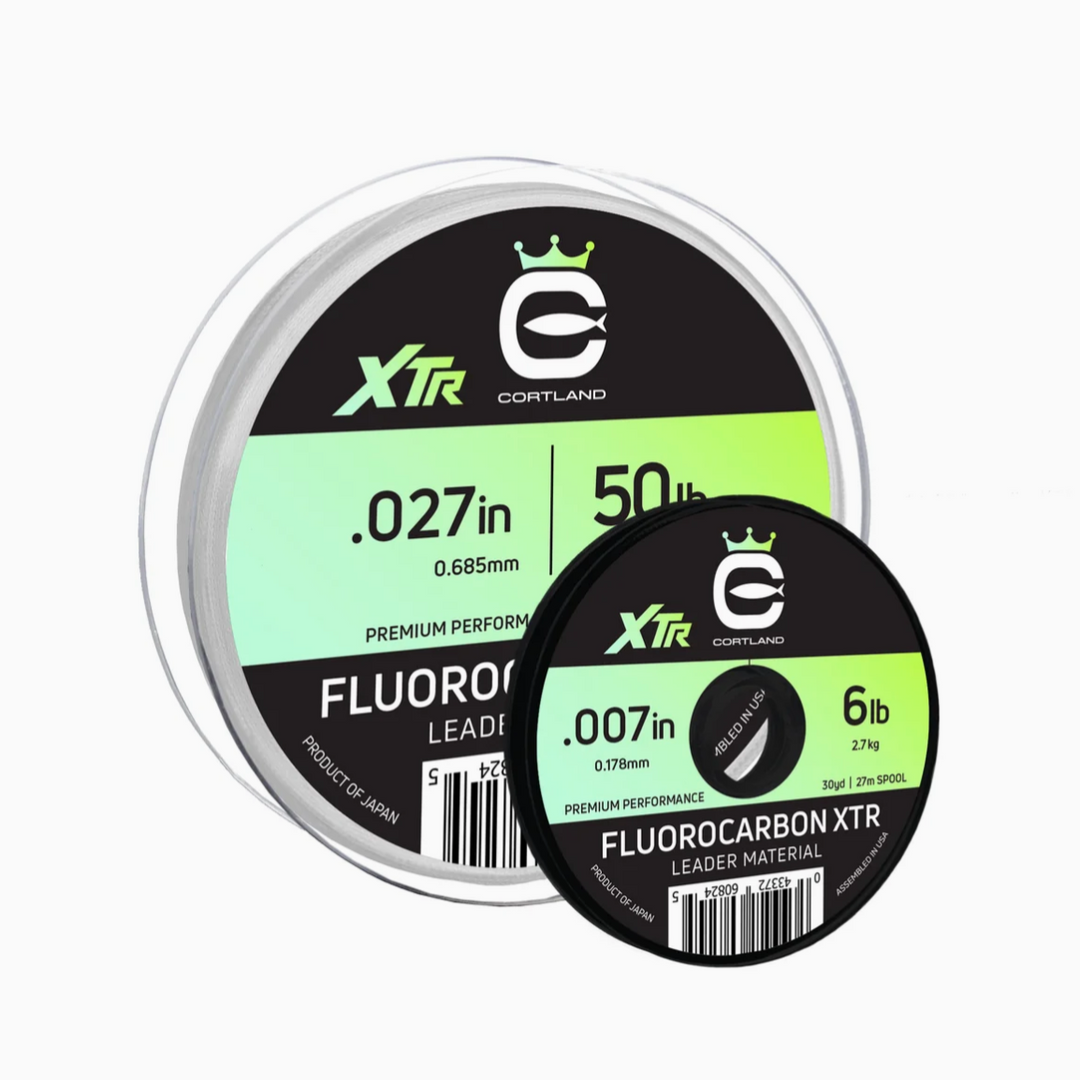 Material líder de fluorocarbono XTR de Cortland