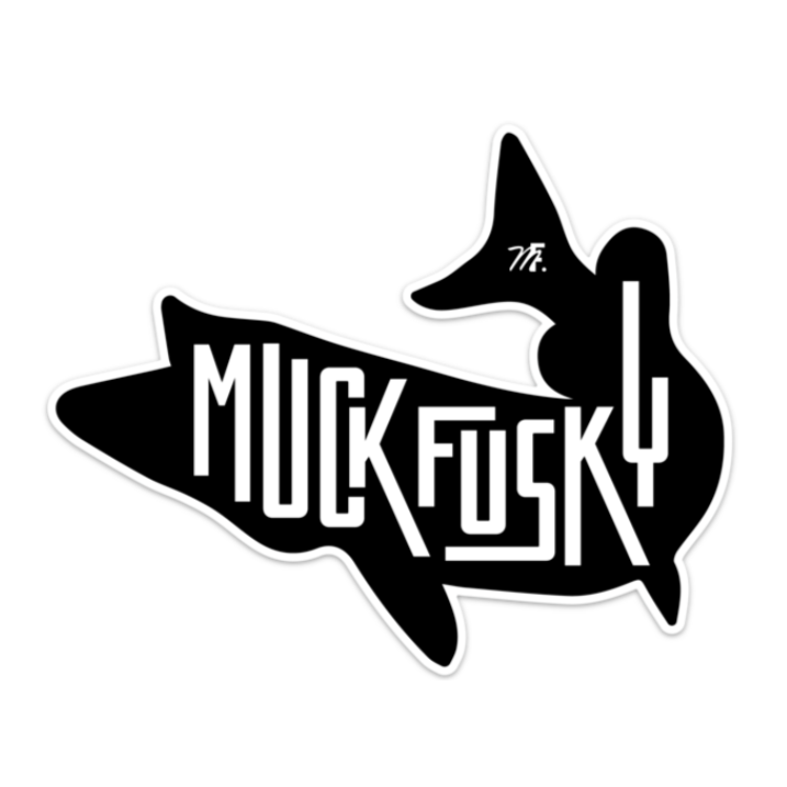 Musky Fool Muck Fusky 2.0 Pegatina