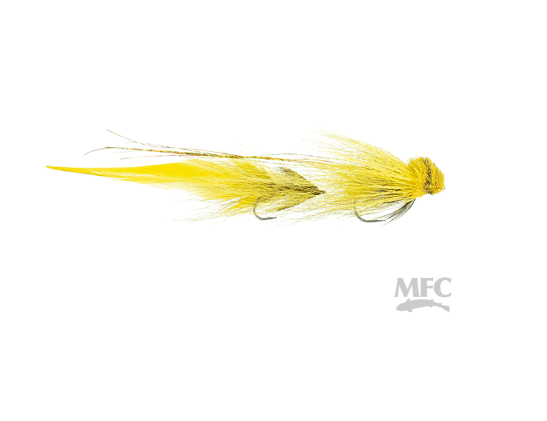 Montana Fly Company CJ’s Sluggo Streamer Fly | Olive/White | Size 2