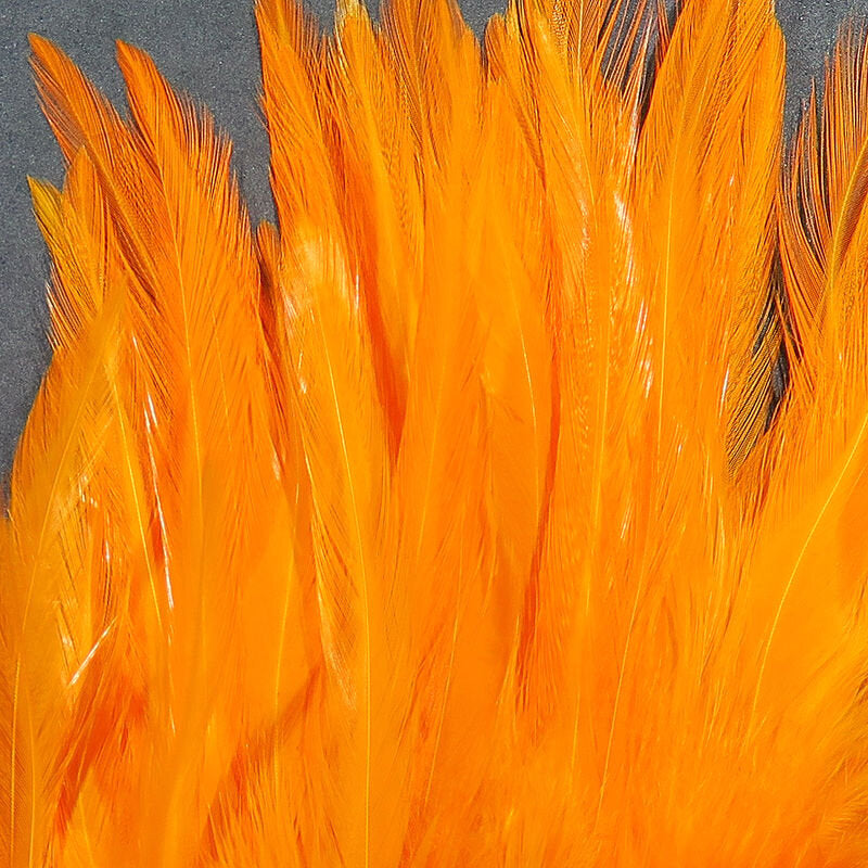 Hareline Strung Chinese Saddle Feathers 5" to 7"