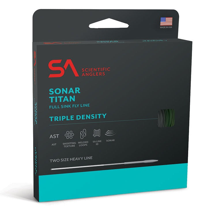 Scientific Anglers Sonar Titan Sink 3 / Sink 5 / Sink 7 Línea de mosca