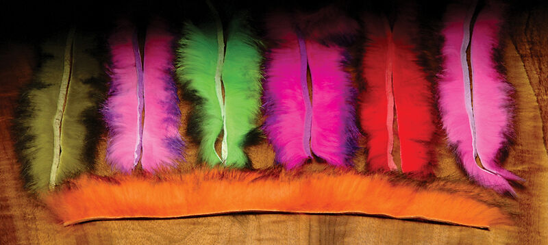 Hareline Crosscut Two Tone Rabbit Strips