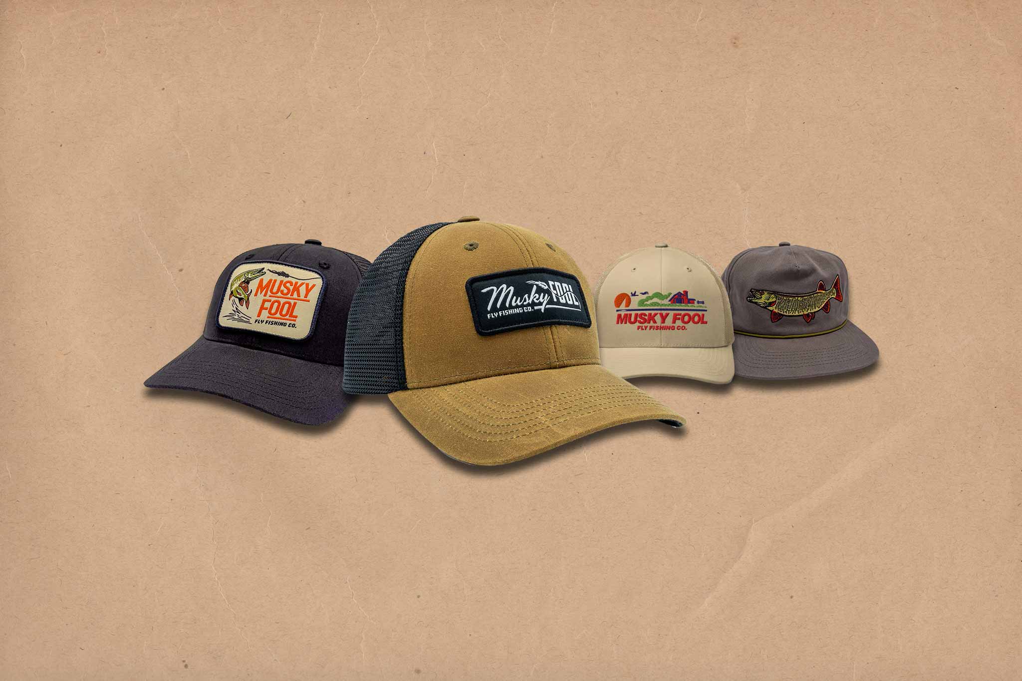 Musky Fool Logo Hats