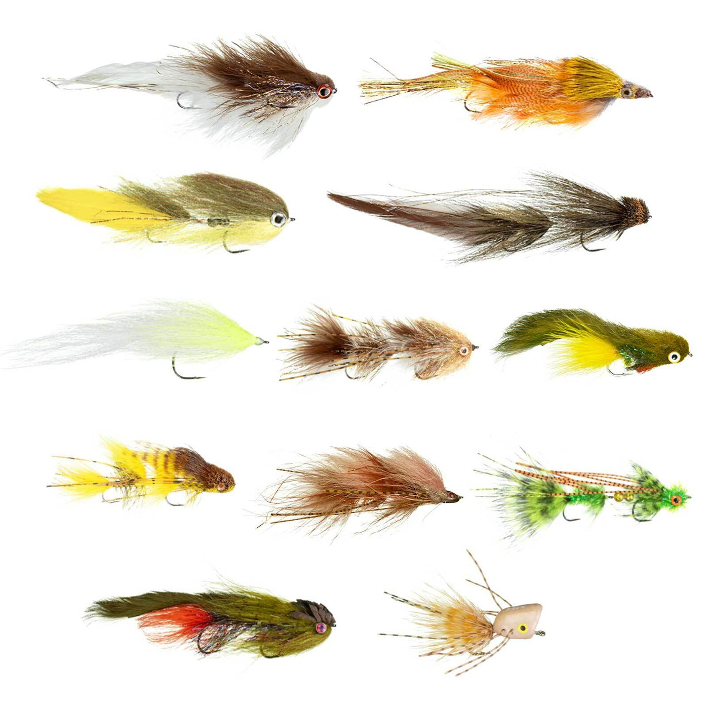 Musky Fool 12 Pack of Streamers Fly Kit