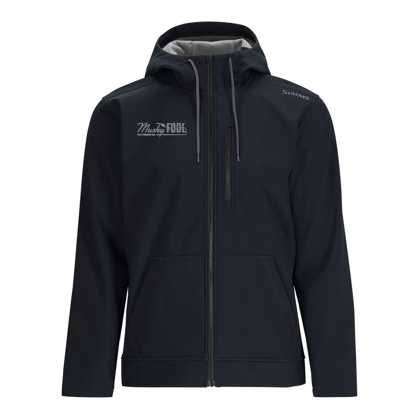 Musky Fool x Simms Men's Rogue Fleece Hoody Black