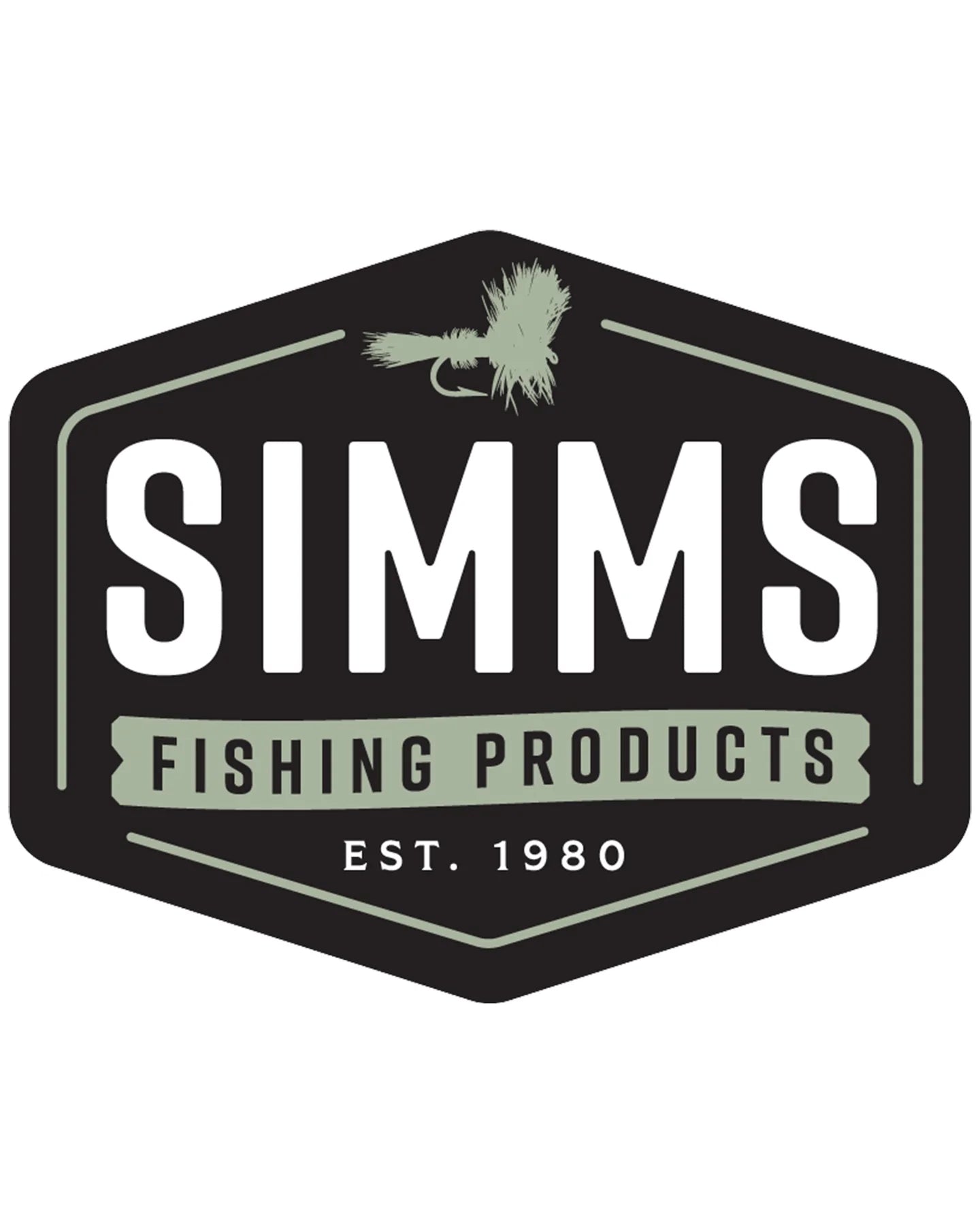 Simms Fly Patch Sticker – Musky Fool