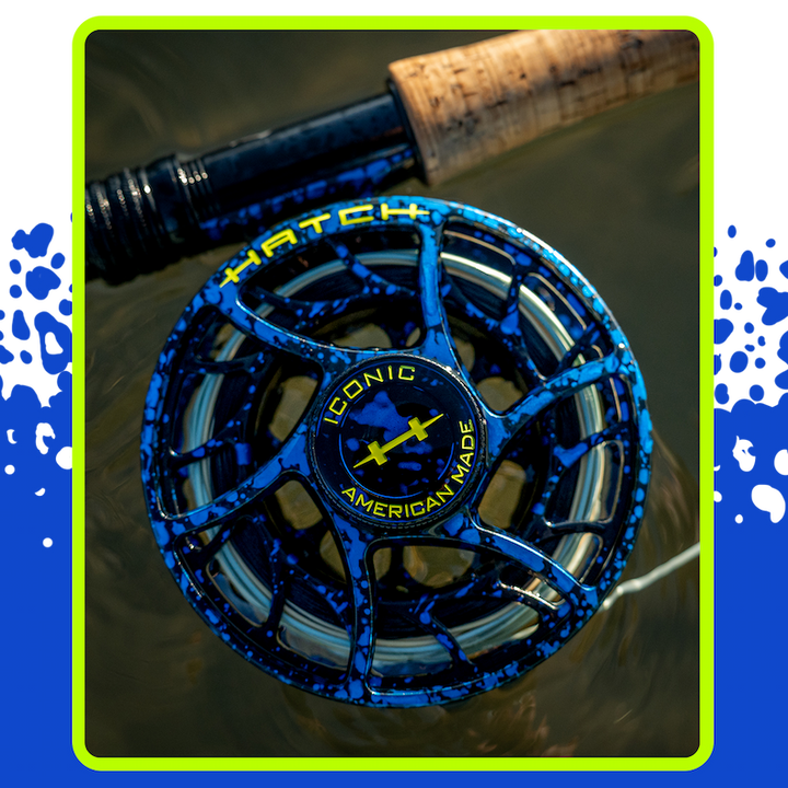Hatch Iconic 7+ Plus Dark Matter Blue Reels - Special Limited Edition Color