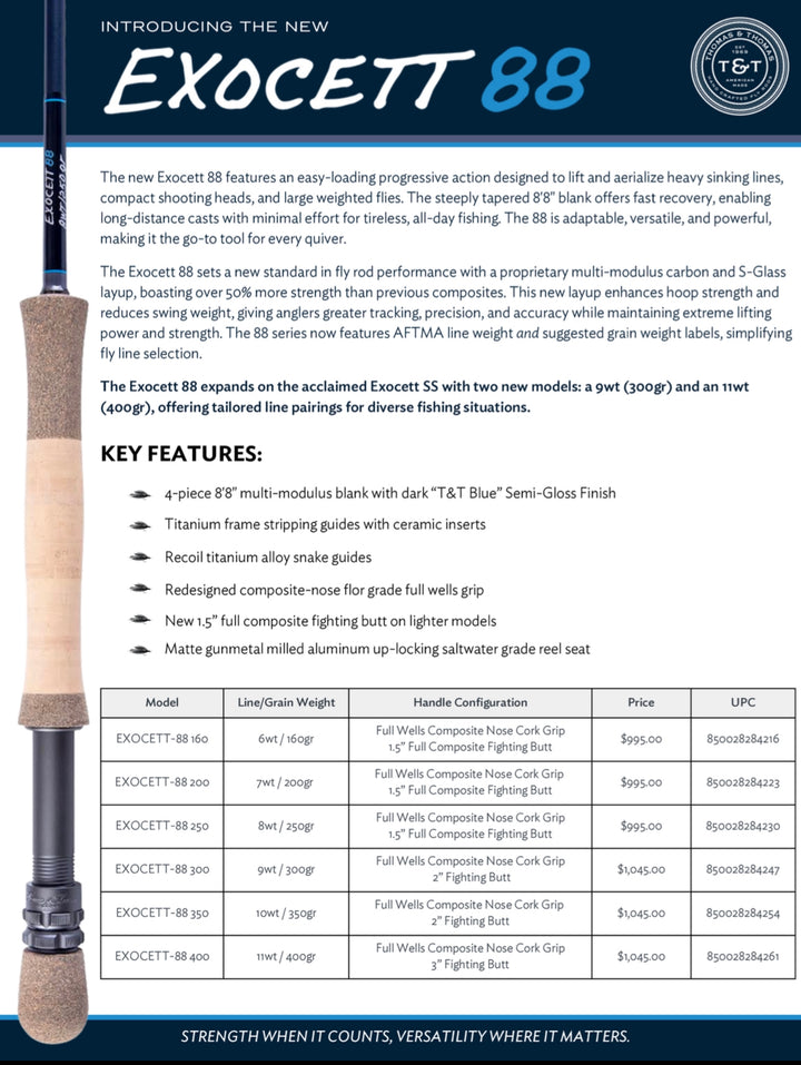 Thomas &amp; Thomas Exocett 88 Fly Rods