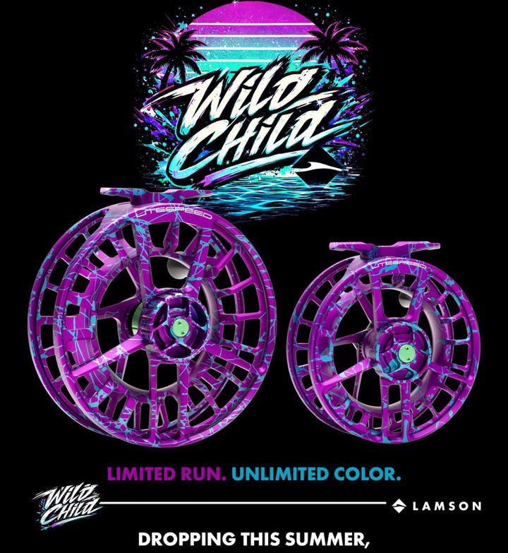 Lamson Litespeed M8 Purple "Wild Child" Special Edition Reels - New!