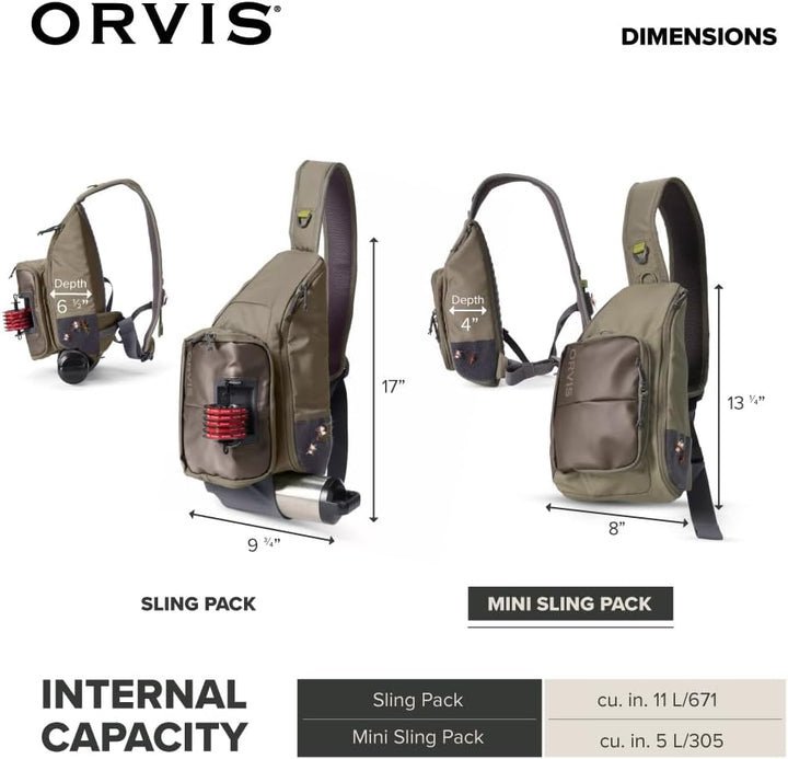 Orvis Sling Pack Mini in Dusty Olive