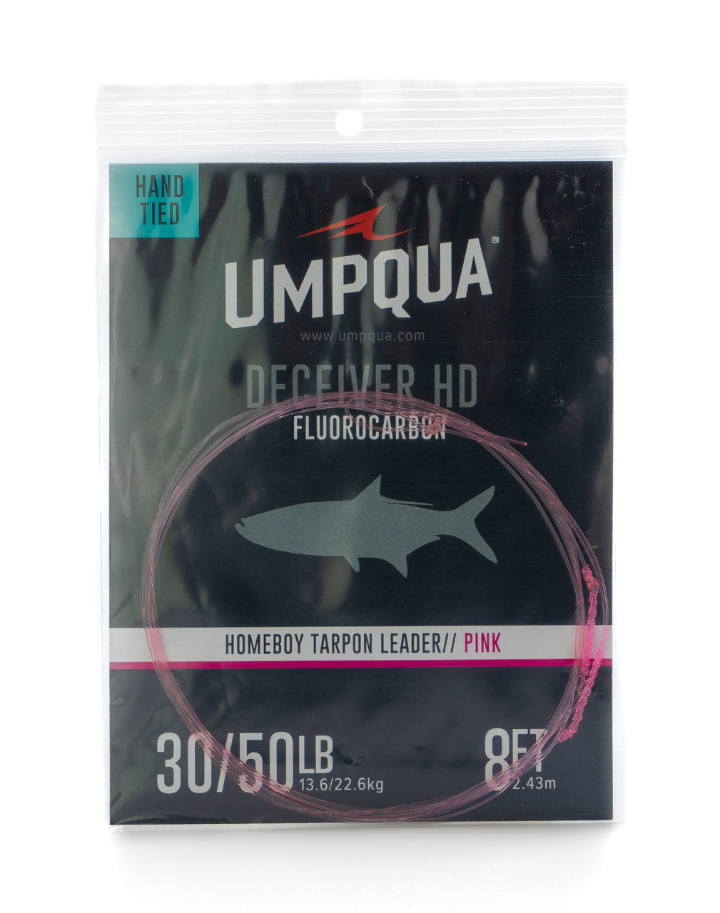 Umpqua Homeboy Tarpon Leaders w/ Fluoro Shock in Clear or Pink - New!