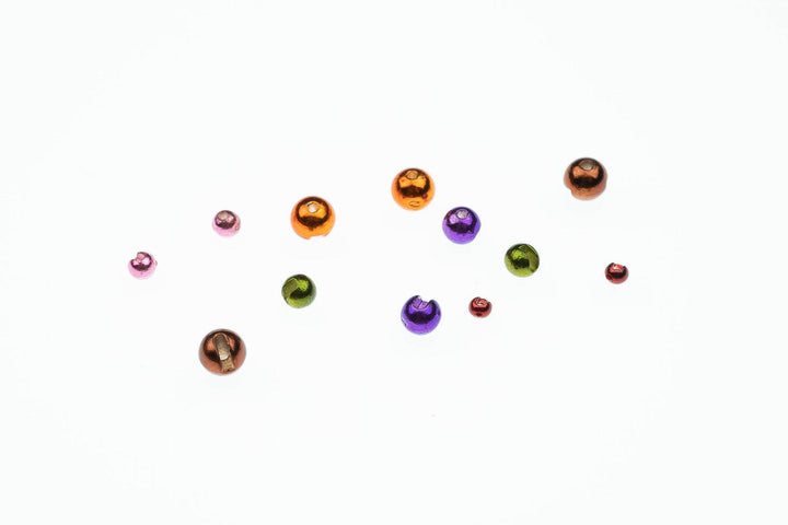 Umpqua Slotted Tungsten Beads in Radiant Olive