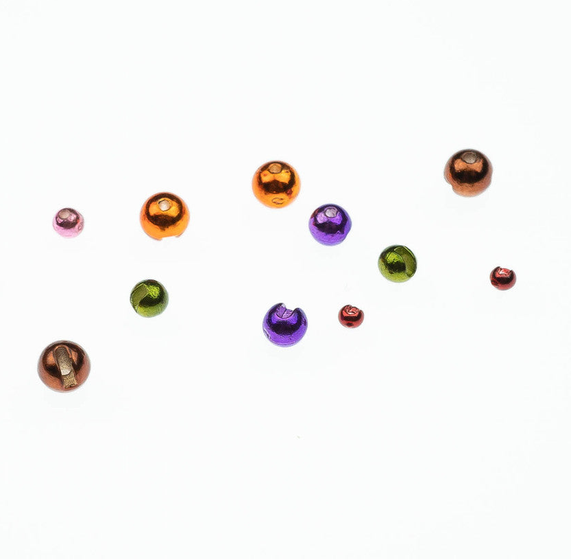 Umpqua Slotted Tungsten Beads in Radiant Olive