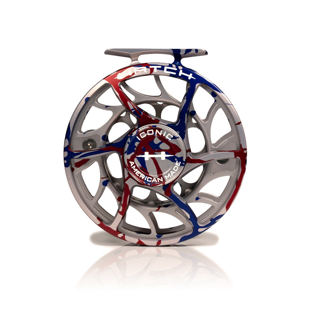 Hatch Iconic 9+ USA Reels Red White &amp; Blue - Special Limited Edition Color