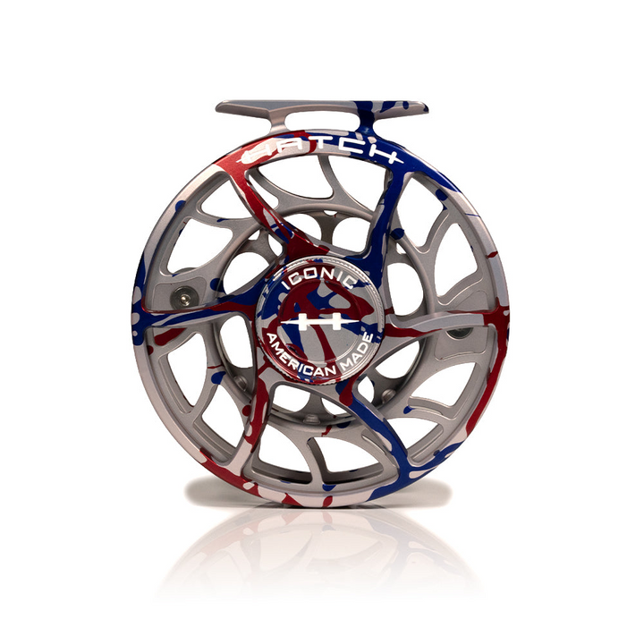 Hatch Iconic 9+ USA Reels Red White &amp; Blue - Special Limited Edition Color