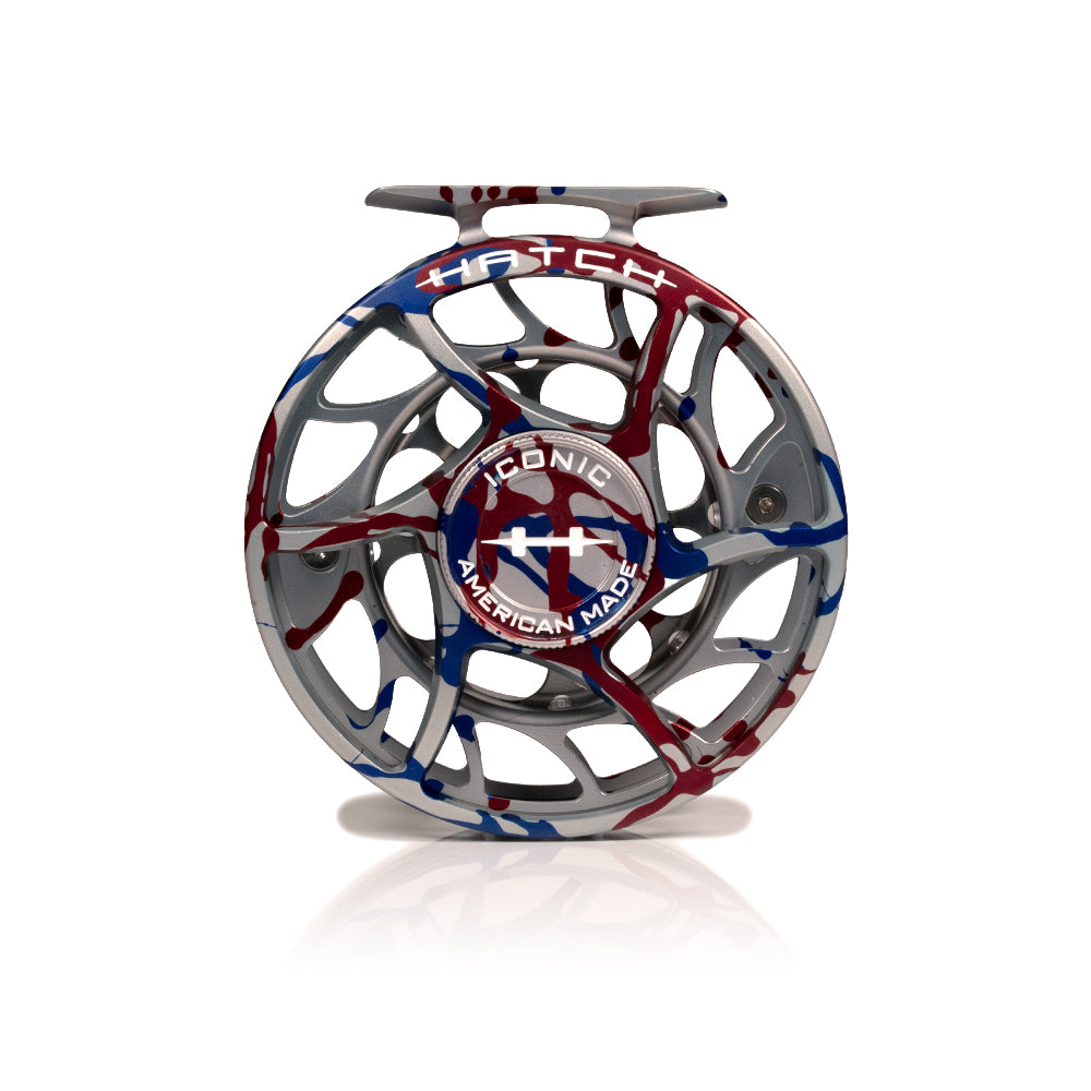 Hatch Iconic 7+ USA Reels Red White &amp; Blue - Special Limited Edition Color