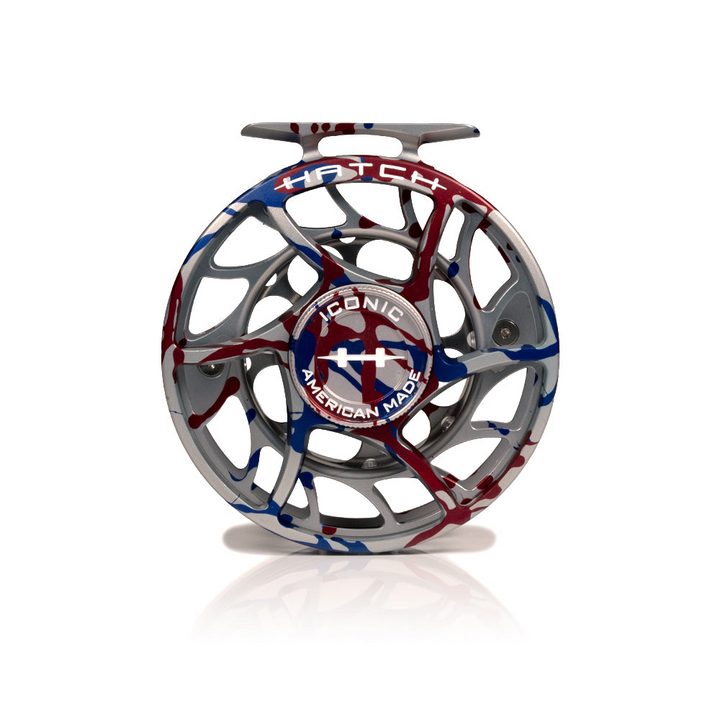 Hatch Iconic 7+ USA Reels Red White &amp; Blue - Special Limited Edition Color