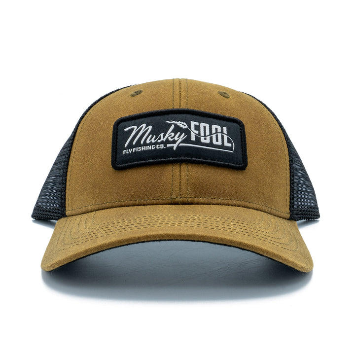 Gorra de camionero encerada clásica Musky Fool