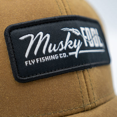 Musky Fool Classic Waxed Trucker Hat