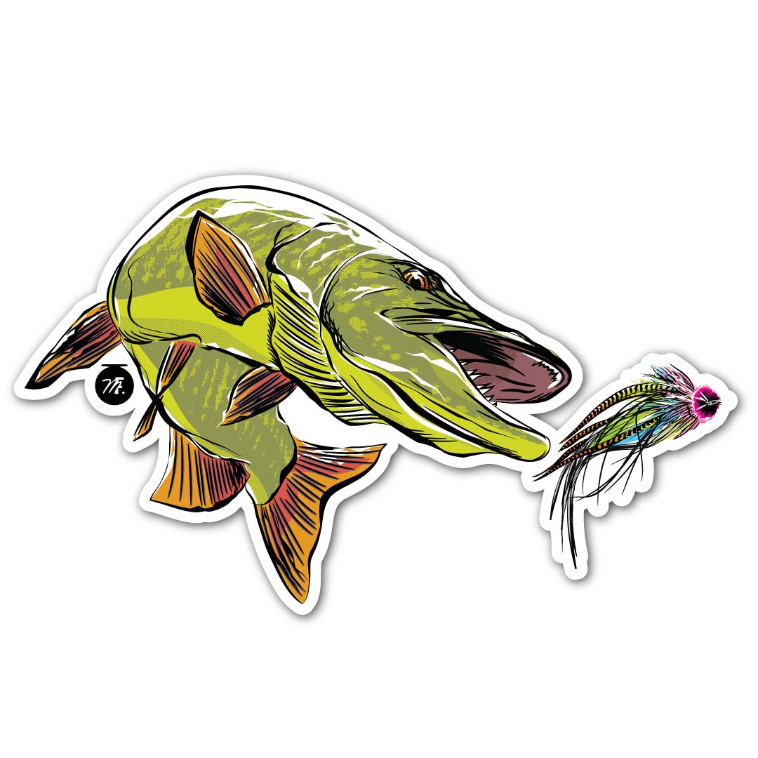 Musky Fool™ Dinner Belle Sticker