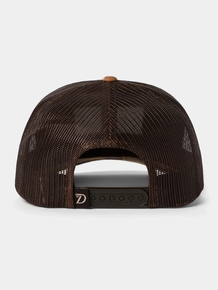 Duck Camp Trucker Hat in Wetland Camo