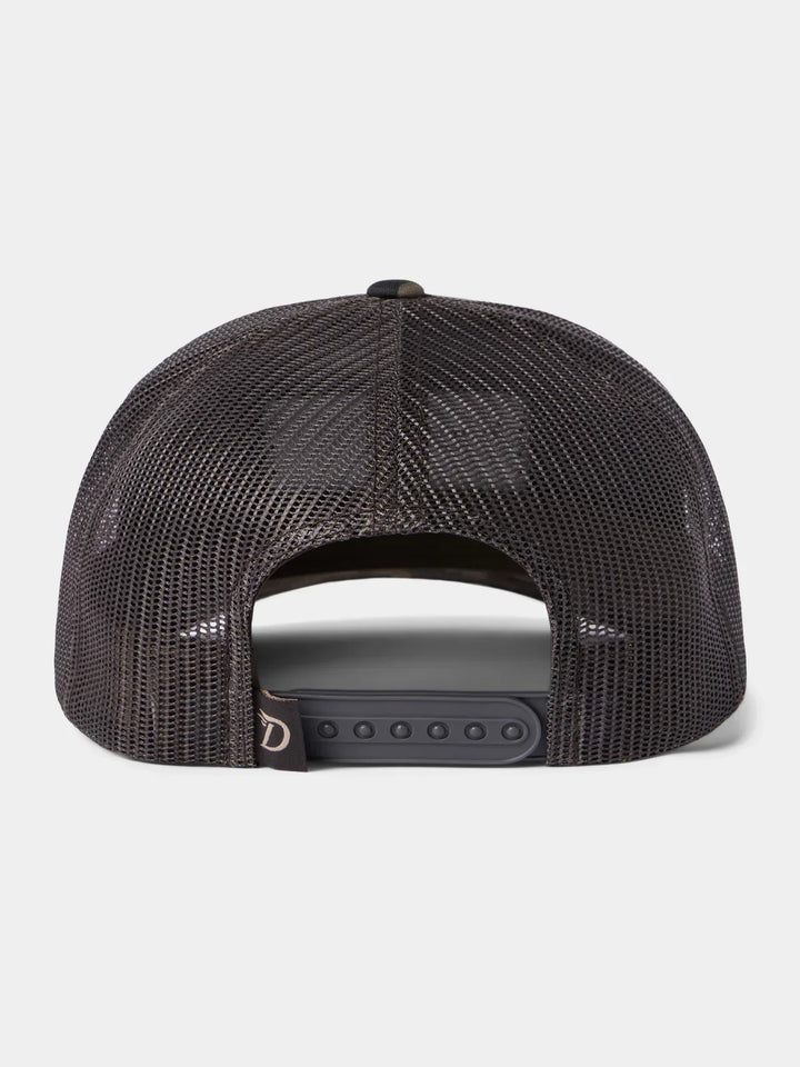 Duck Camp Trucker Hat in Woodland Camo