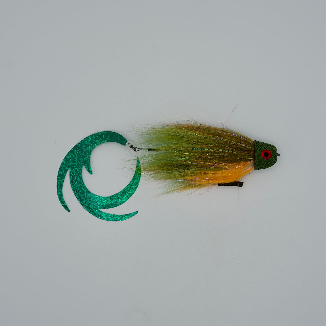 Chasin 50's Single T-Bone w/ Dragon Tail Musky Fly