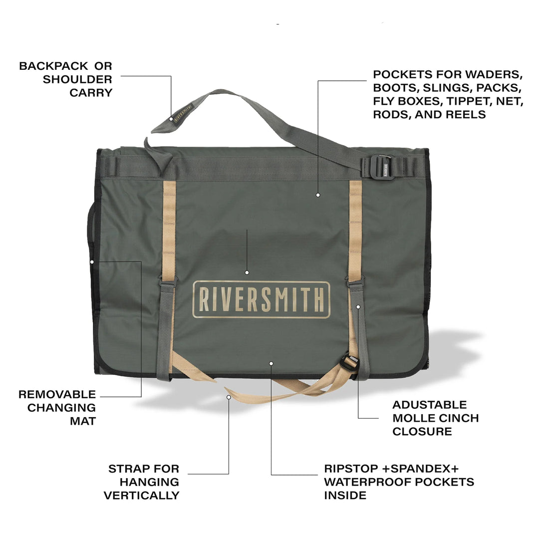 Riversmith Convoy Gear-Roll Wader Bag