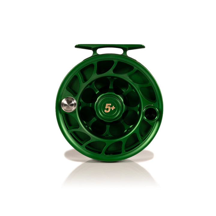 Hatch Iconic 5+ Plus Green Special Limited Edition Fly Reels - Artist Collaboration with Drew Wilson