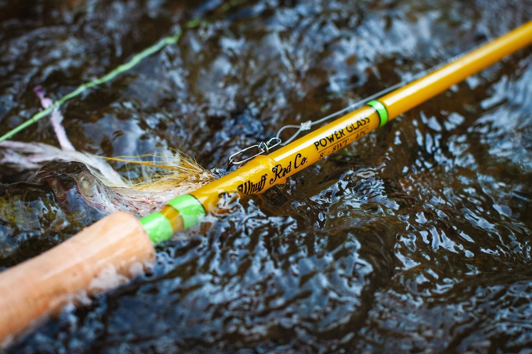 Caña para mosca Whuff Rod Co Powerglass 8wt