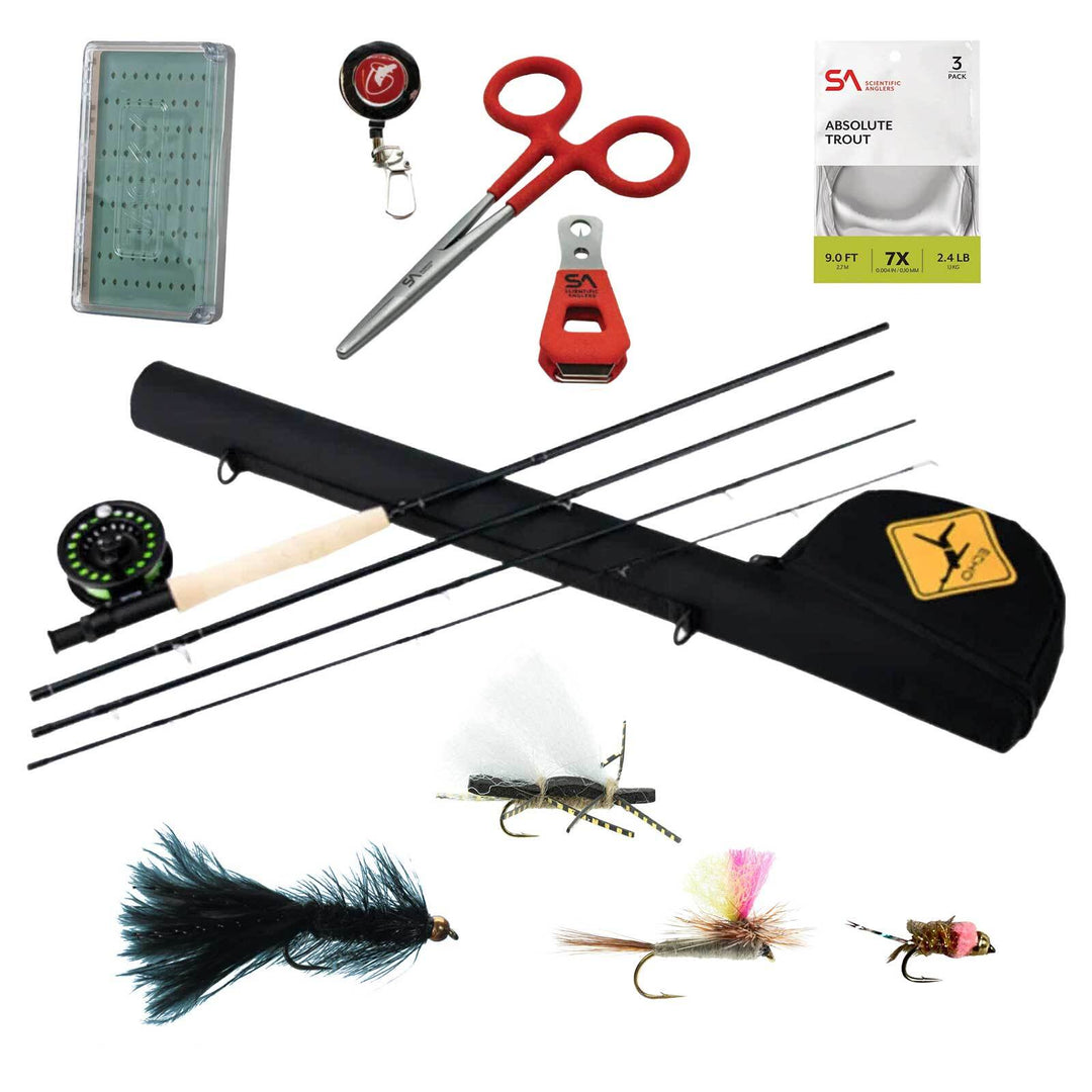 Musky Fool Fly Fishing Starter Kit Trout - Main Image