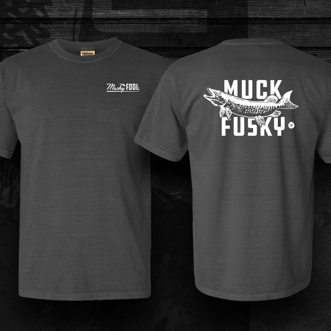 Musky Fool Muck Fusky Short Sleeve T-Shirt
