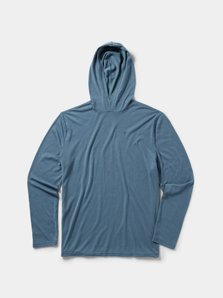 Duck Camp Men’s Essential drirelease Hoodie in Bering Sea Blue - New!