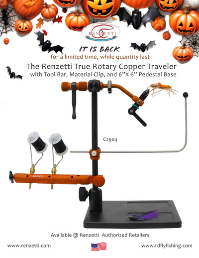 Renzetti Limited Edition Orange Traveler Vise - w/ 6x6 Base, Tool Bar, & Material Clip